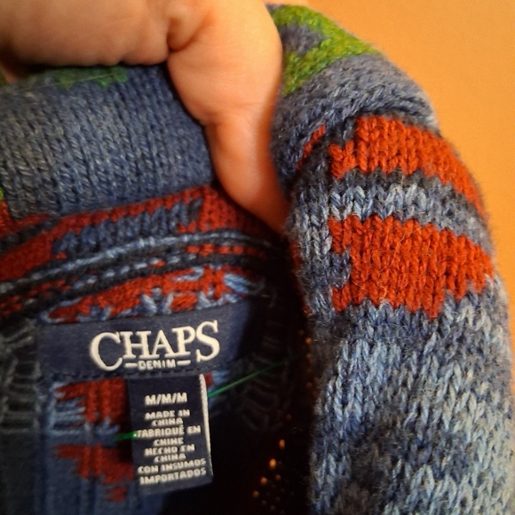 Chaps Multicolor Knit Vest - Picture 2 of 4